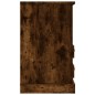 vidaXL Mesita de noche color roble ahumado 43x36x60 cm vidaXL Mesita de noche color roble ahumado 43x36x60 cm