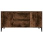 vidaXL Mueble de TV madera contrachapada roble ahumado 102x44,5x50 cm
