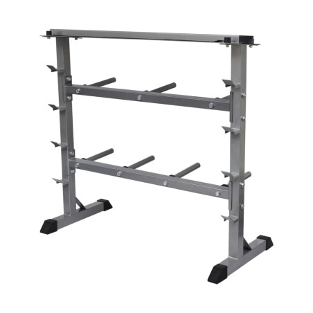 vidaXL Soporte para pesas y mancuernas     
