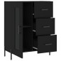 vidaXL Aparador de madera de ingeniería negro 69,5x34x90 cm vidaXL Aparador de madera de ingeniería negro 69,5x34x90 cm