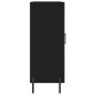 vidaXL Aparador de madera de ingeniería negro 69,5x34x90 cm vidaXL Aparador de madera de ingeniería negro 69,5x34x90 cm