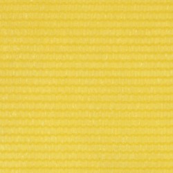 vidaXL Toldo para balcón HDPE amarillo 120x600 cm