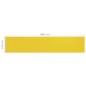 vidaXL Toldo para balcón HDPE amarillo 120x600 cm vidaXL Toldo para balcón HDPE amarillo 120x600 cm