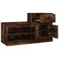 vidaXL Mueble zapatero madera contrachapada roble ahumado 100x42x60 cm vidaXL Mueble zapatero madera contrachapada roble ahumado 100x42x60 cm