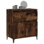 vidaXL Aparador madera contrachapada color roble ahumado 60x35x70 cm vidaXL Aparador madera contrachapada color roble ahumado 60x35x70 cm