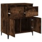 vidaXL Aparador madera contrachapada color roble ahumado 60x35x70 cm vidaXL Aparador madera contrachapada color roble ahumado 60x35x70 cm