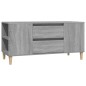 vidaXL Mueble de TV madera contrachapada gris Sonoma 102x44,5x50 cm vidaXL Mueble de TV madera contrachapada gris Sonoma 102x44,5x50 cm