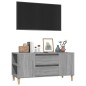 vidaXL Mueble de TV madera contrachapada gris Sonoma 102x44,5x50 cm vidaXL Mueble de TV madera contrachapada gris Sonoma 102x44,5x50 cm