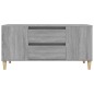 vidaXL Mueble de TV madera contrachapada gris Sonoma 102x44,5x50 cm vidaXL Mueble de TV madera contrachapada gris Sonoma 102x44,5x50 cm