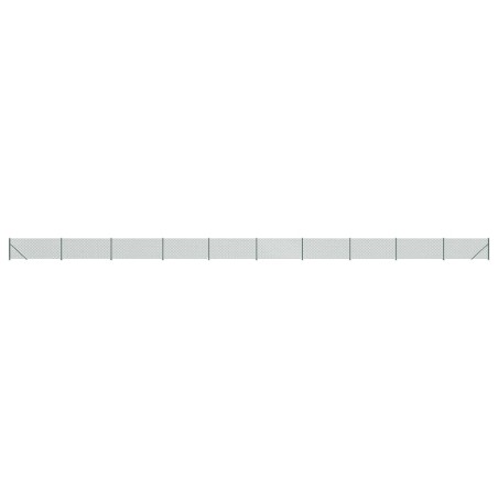 vidaXL Cerca de alambre con brida verde 0,8x25 m