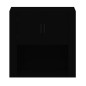 vidaXL Armario de pared madera contrachapada negro 80x33x80 cm