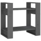 vidaXL Estantería/divisor de espacios madera pino gris 60x35x57 cm vidaXL Estantería/divisor de espacios madera pino gris 60x35x57 cm