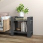 vidaXL Estantería/divisor de espacios madera pino gris 60x35x57 cm vidaXL Estantería/divisor de espacios madera pino gris 60x35x57 cm
