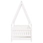 vidaXL Estructura de cama para niños madera de pino blanco 70x140 cm vidaXL Estructura de cama para niños madera de pino blanco 70x140 cm