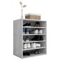 vidaXL Mueble zapatero madera contrachapada gris hormigón 60x35x70 cm vidaXL Mueble zapatero madera contrachapada gris hormigón 60x35x70 cm