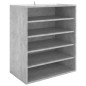 vidaXL Mueble zapatero madera contrachapada gris hormigón 60x35x70 cm vidaXL Mueble zapatero madera contrachapada gris hormigón 60x35x70 cm