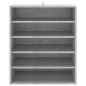 vidaXL Mueble zapatero madera contrachapada gris hormigón 60x35x70 cm vidaXL Mueble zapatero madera contrachapada gris hormigón 60x35x70 cm