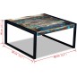 vidaXL Mesa de centro madera maciza reciclada 80x80x40 cm vidaXL Mesa de centro madera maciza reciclada 80x80x40 cm
