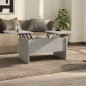 vidaXL Mesa de centro madera contrachapada gris hormigón 80x50x42,5 cm vidaXL Mesa de centro madera contrachapada gris hormigón 80x50x42,5 cm