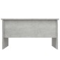 vidaXL Mesa de centro madera contrachapada gris hormigón 80x50x42,5 cm vidaXL Mesa de centro madera contrachapada gris hormigón 80x50x42,5 cm