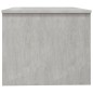 vidaXL Mesa de centro madera contrachapada gris hormigón 80x50x42,5 cm vidaXL Mesa de centro madera contrachapada gris hormigón 80x50x42,5 cm