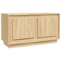 vidaXL Mueble para TV madera contrachapada roble Sonoma 80x35x45 cm