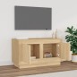 vidaXL Mueble para TV madera contrachapada roble Sonoma 80x35x45 cm