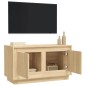 vidaXL Mueble para TV madera contrachapada roble Sonoma 80x35x45 cm