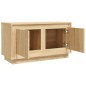 vidaXL Mueble para TV madera contrachapada roble Sonoma 80x35x45 cm