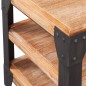 vidaXL Mueble para TV madera de acacia maciza 140x40x45 cm
