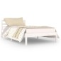 vidaXL Estructura de cama madera maciza de pino blanco 100x200 cm vidaXL Estructura de cama madera maciza de pino blanco 100x200 cm