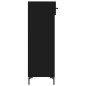vidaXL Zapatero madera de ingeniería negro 30x35x105 cm vidaXL Zapatero madera de ingeniería negro 30x35x105 cm