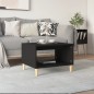 vidaXL Mesa de centro madera contrachapada negro 60x50x40 cm vidaXL Mesa de centro madera contrachapada negro 60x50x40 cm