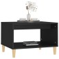 vidaXL Mesa de centro madera contrachapada negro 60x50x40 cm vidaXL Mesa de centro madera contrachapada negro 60x50x40 cm
