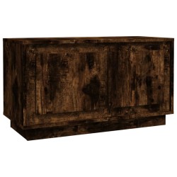 vidaXL Mueble para TV madera contrachapada roble ahumado 80x35x45 cm