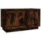 vidaXL Mueble para TV madera contrachapada roble ahumado 80x35x45 cm vidaXL Mueble para TV madera contrachapada roble ahumado 80x35x45 cm