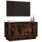 vidaXL Mueble para TV madera contrachapada roble ahumado 80x35x45 cm vidaXL Mueble para TV madera contrachapada roble ahumado 80x35x45 cm