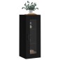 vidaXL Armario de pared negro 34,5x34x90 cm vidaXL Armario de pared negro 34,5x34x90 cm