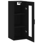 vidaXL Armario de pared negro 34,5x34x90 cm vidaXL Armario de pared negro 34,5x34x90 cm