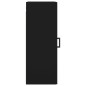 vidaXL Armario de pared negro 34,5x34x90 cm vidaXL Armario de pared negro 34,5x34x90 cm