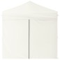 vidaXL Carpa para fiestas plegable con paredes laterales crema 2x2 m vidaXL Carpa para fiestas plegable con paredes laterales crema 2x2 m