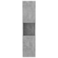 vidaXL Armario de baño madera contrachapada gris hormigón 30x30x130 cm vidaXL Armario de baño madera contrachapada gris hormigón 30x30x130 cm