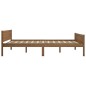 vidaXL Estructura de cama madera maciza pino marrón miel 140x200 cm vidaXL Estructura de cama madera maciza pino marrón miel 140x200 cm