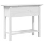 vidaXL Mesa consola BODO madera maciza de pino blanco 90x34,5x73 cm vidaXL Mesa consola BODO madera maciza de pino blanco 90x34,5x73 cm