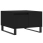 vidaXL Mesa de centro madera contrachapada negro 55x55x36,5 cm vidaXL Mesa de centro madera contrachapada negro 55x55x36,5 cm