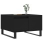 vidaXL Mesa de centro madera contrachapada negro 55x55x36,5 cm vidaXL Mesa de centro madera contrachapada negro 55x55x36,5 cm