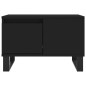 vidaXL Mesa de centro madera contrachapada negro 55x55x36,5 cm vidaXL Mesa de centro madera contrachapada negro 55x55x36,5 cm