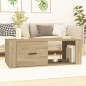 vidaXL Mesa de centro madera contrachapada roble Sonoma 100x50,5x35 cm vidaXL Mesa de centro madera contrachapada roble Sonoma 100x50,5x35 cm