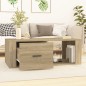 vidaXL Mesa de centro madera contrachapada roble Sonoma 100x50,5x35 cm vidaXL Mesa de centro madera contrachapada roble Sonoma 100x50,5x35 cm