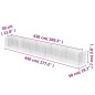 vidaXL Arriate de gaviones de acero 450x50x50 cm vidaXL Arriate de gaviones de acero 450x50x50 cm